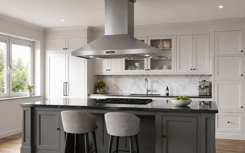 Ceiling-Mounted Range Hood Repair